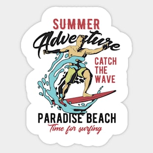Summer adventure paradise beach Sticker